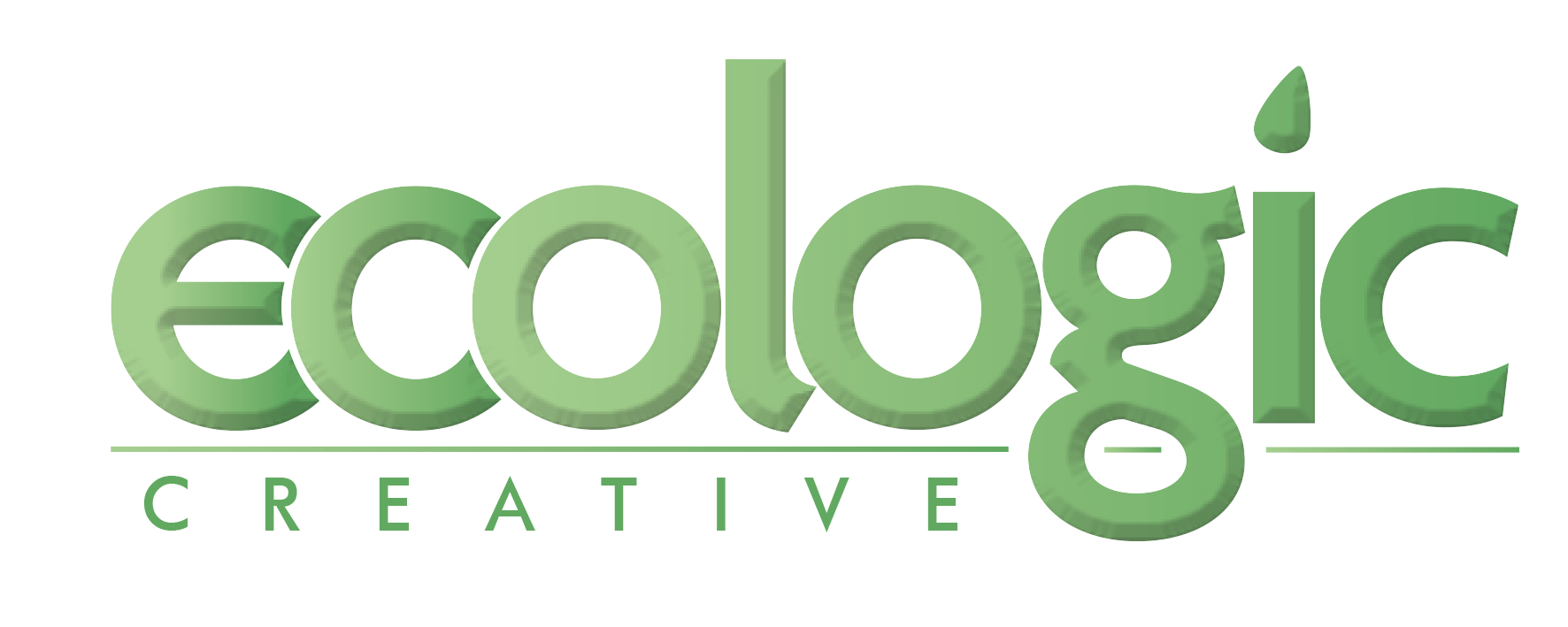 Green eco friendly style logo for Ecologic Creative