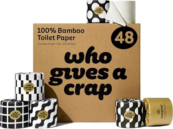 Eco friendly bamboo toilet paper